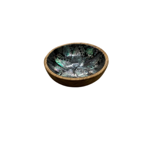 Round bowl with capiz - Nafl. 19,95